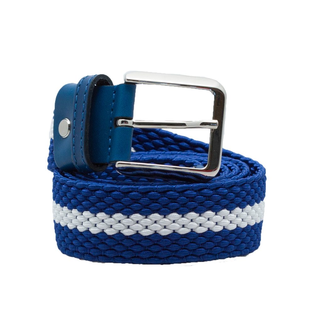 Elastic Blue White