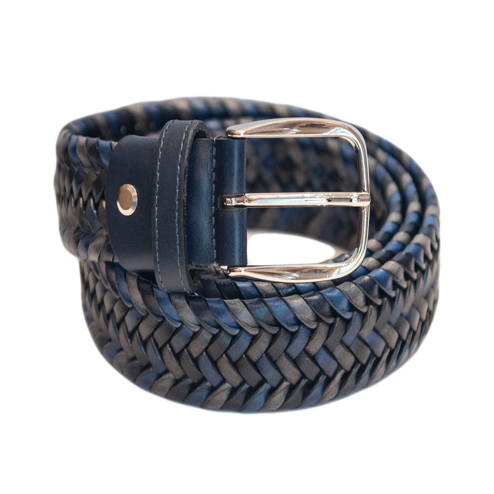 Leather Multicolour BLUE  Elastic