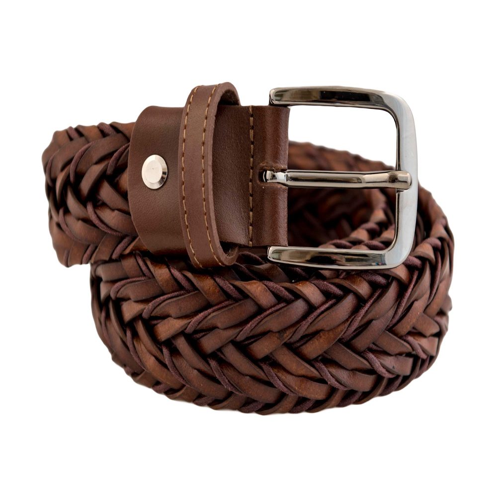 LEATHER  BROWN  (no elastic )